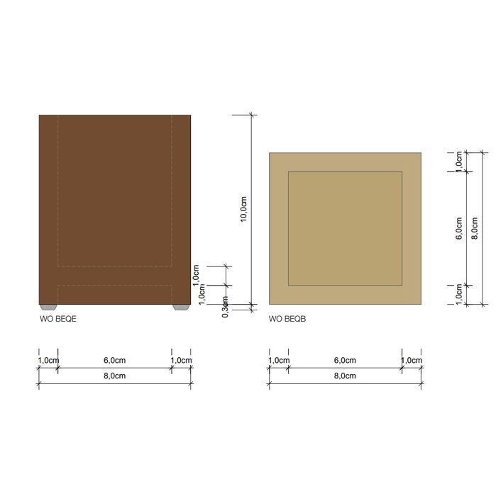 Decor Walther Wood BEQ Стакан настольный, цвет: светлый бук ЗАКАЗ ПО ЗАПРОСУ, артикул 0925886