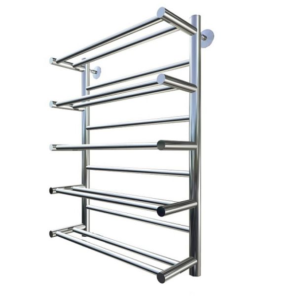 Полотенцесушитель водяной с полочкой (лесенка) Тругор Вертикаль НК П 80х50 см (без углов)