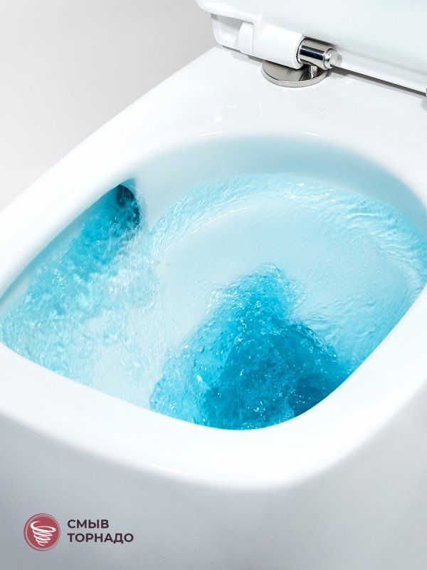 COMFORT Унитаз подвесной безободковый со смывом "Торнадо", с сиденьем дюропласт soft close CZR-380-TH-TOR/SC, артикул CZR-380-TH-TOR/SC