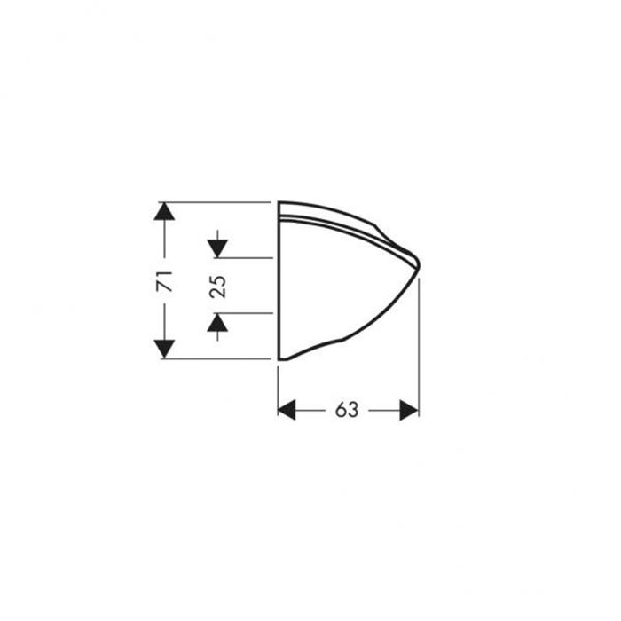 Штанга GROHE TEMPESTA COSMOPOLITAN 27521000 (хром, алюминий, круглый), шт Штанга GROHE TEMPESTA COSMOPOLITAN 27521000 (хром, алюминий, круглый), шт