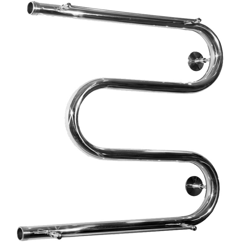 Водяной полотенцесушитель Тругор М 1 П 50x50 с полкой Хром