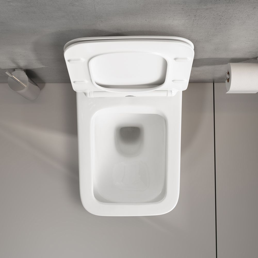 Унитаз подвесной WesnaArt KUBUS 205-KUB13, белый, артикул 205-KUB13