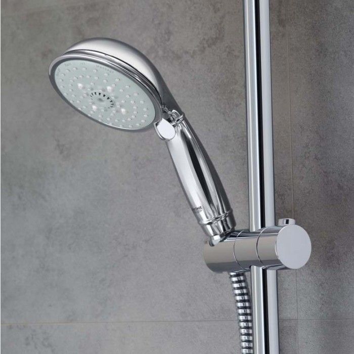 Душевая система GROHE New Tempesta Rustic 200 с переключателем (без смесителя), хром (27399002) Душевая система GROHE New Tempesta Rustic 200 с переключателем (без смесителя), хром (27399002)
