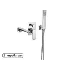 Система для ванны скрытого монтажа EXCELLENT Keria AREX.SET.2025CR (хром)