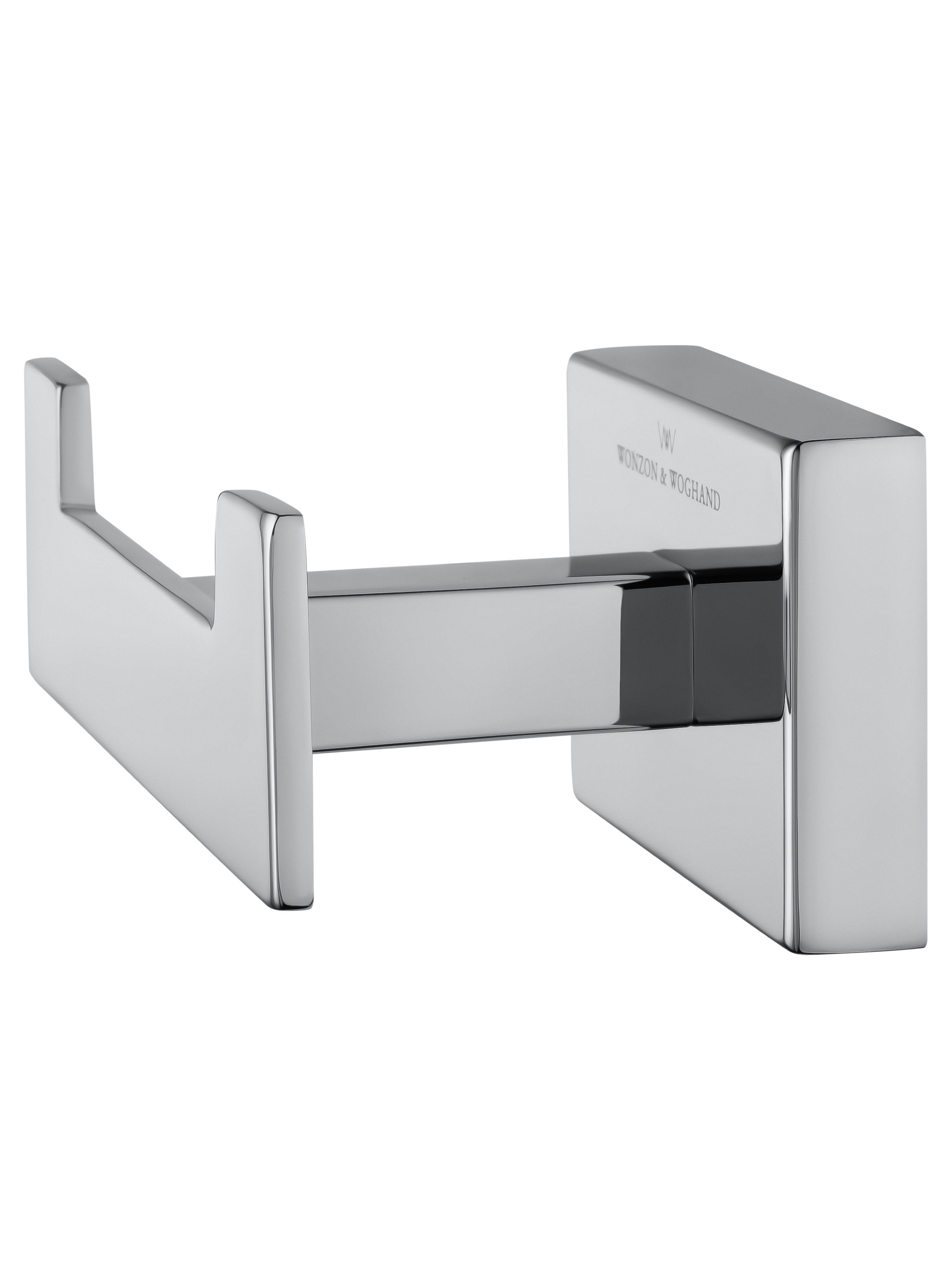 Двойной крючок для ванной WONZON & WOGHAND FLAT, Хром (WW-9725)