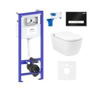 Комплект для подвесного унитаза 7 в 1 Lavinia Boho Relfix Smart V-Clean 87561132