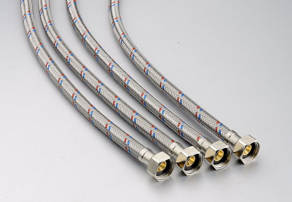 Подводка гибкая ПрофСан для воды 300 см гайка-гайка 1/2-1/2 (PS-FF300), артикул PS-FF300