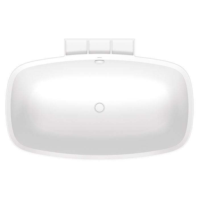 DURAVIT Слив-перелив для ванн, квадратно-овальный,  цвет хром