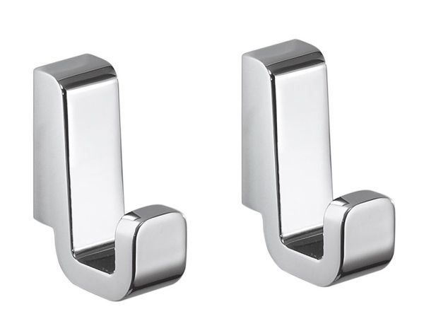 Gedy Samoa, набор из 2-х крючков, цвет хром