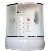 Душевая кабина Royal Bath ALP 140x95 RB140ALP-C-CH-L с гидромассажем стекло матовое задние стенки Белые Душевая кабина Royal Bath ALP 140x95 RB140ALP-C-CH-L с гидромассажем стекло матовое задние стенки Белые