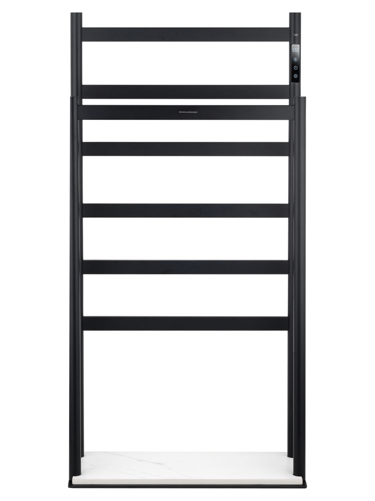 Полотенцесушитель электрический напольный WONZON & WOGHAND ESSEN, Черный матовый (WW-A407-MB)