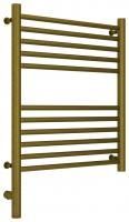 Полотенцесушитель электрический "БОГЕМА 3.0" прямая 600х500 / МЭМ левый (Состаренная бронза)