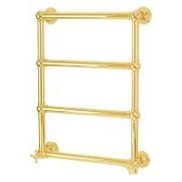 COLOSSEUM DX Полотенцесушитель электрический h670/750х480/560 мм.(включение справа), золото