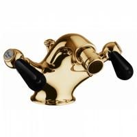 Bongio Mille Nuits Смеситель для биде, цвет золото/черный фарфор