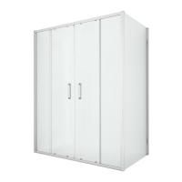 Душевое ограждение NEW TRENDY NEW CORRINA  140x80x195 D-0183A/D-0078B (хром)