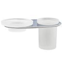 Держатель стакана и мыльницы WasserKRAFT Kammel K-8326 Хром