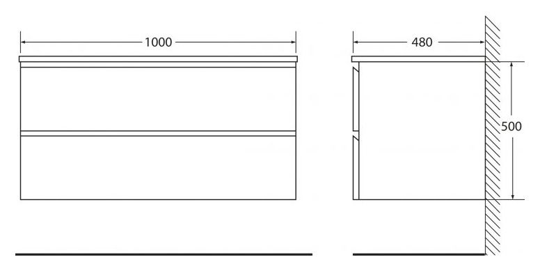 Тумба под раковину BelBagno Luce 100 LUCE-1000-2C-SO-PT подвесная Камень Тумба под раковину BelBagno Luce 100 LUCE-1000-2C-SO-PT подвесная Камень