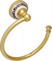 Кольцо для полотенец Fixsen Bogema Gold FX-78511G Золото Белый Кольцо для полотенец Fixsen Bogema Gold FX-78511G Золото Белый
