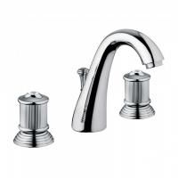 Bongio Impero Смеситель для раковины, цвет хром/Swarovski -синий/красный