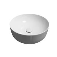 Kerasan Nolita Раковина чаша круглая d 35 h35 см, без отв под смеситель,  цвет белый глянцевый