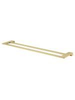 Полотенцедержатель двойной WONZON & WOGHAND ECLIPSE, Глянцевое золото (WW-9111-LG)