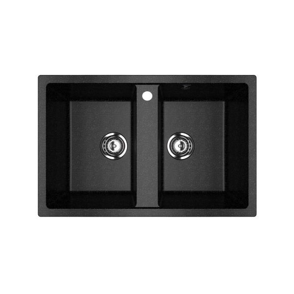 Кухонная мойка Ulgran U-608-308, черный