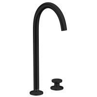 AX One Смеситель для раковины Select 260, на 2 отверстия, со сливом push-open, матовый черный AX One Смеситель для раковины Select 260, на 2 отверстия, со сливом push-open, матовый черный