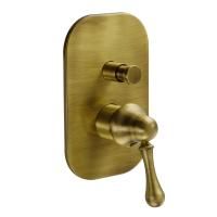 MAYA См-ль скрытого монтажа моноком. 2-х позиционный с девиатором, бронза