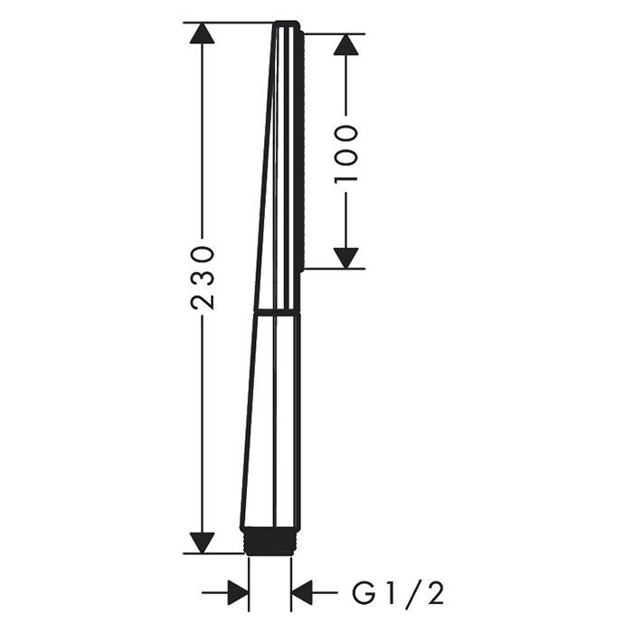 HG Rainfinity Ручной душ-палочка , лейка 230 мм, цвет  хром HG Rainfinity Ручной душ-палочка , лейка 230 мм, цвет  хром
