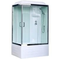 Душевая кабина Royal Bath BP 100х80 RB8100BP6-WT-CH-R стекло прозрачное задняя стенка Белая Душевая кабина Royal Bath BP 100х80 RB8100BP6-WT-CH-R стекло прозрачное задняя стенка Белая
