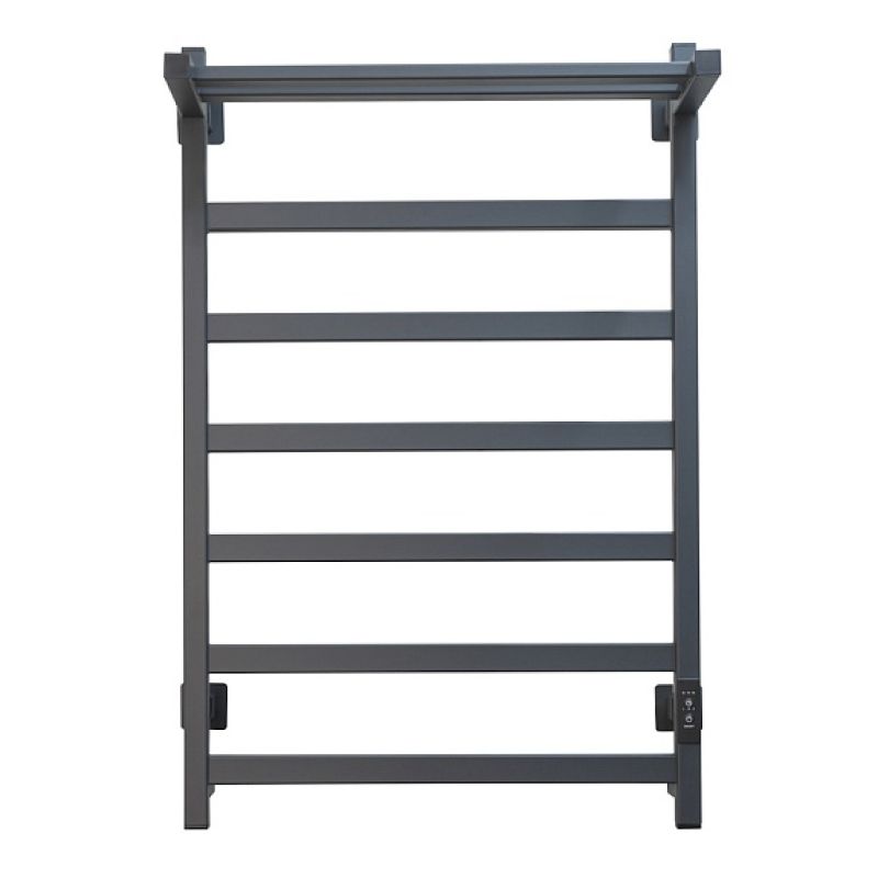 Полотенцесушитель электрический с полочкой (лесенка) Тругор Пэк сп 20 кв П 80х50 см, графит, артикул ПЭК сп 20квП/8050графВГП