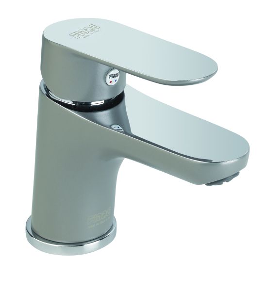 Смеситель для раковины Fiore KEVON CHIC 81GX8120, хром/серый