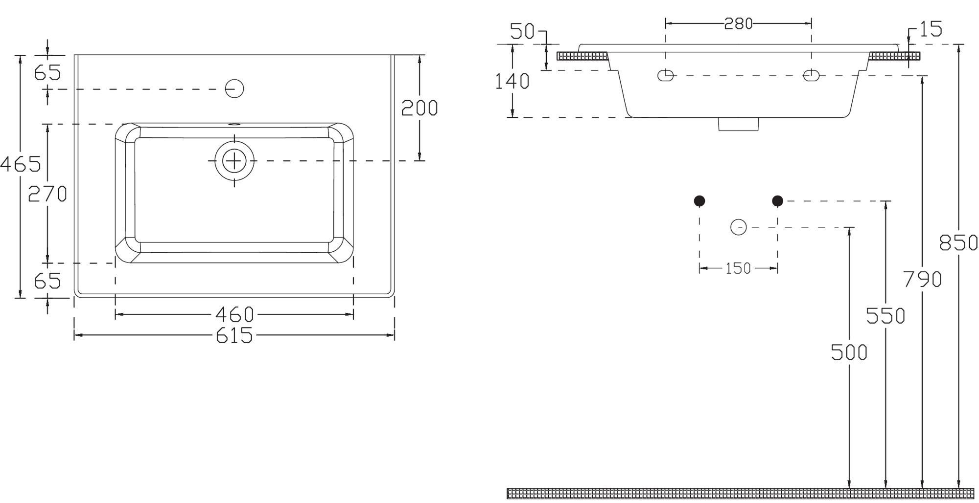 Раковина Allen Brau Fantasy 62 4.11023.20 белый глянец