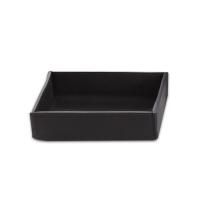 Лоток, Decor Walther, Nappa TAB S, ширина, мм-170, глубина, мм-170, высота, мм-45, материал-натуральная кожа, цвет-черно-коричневый