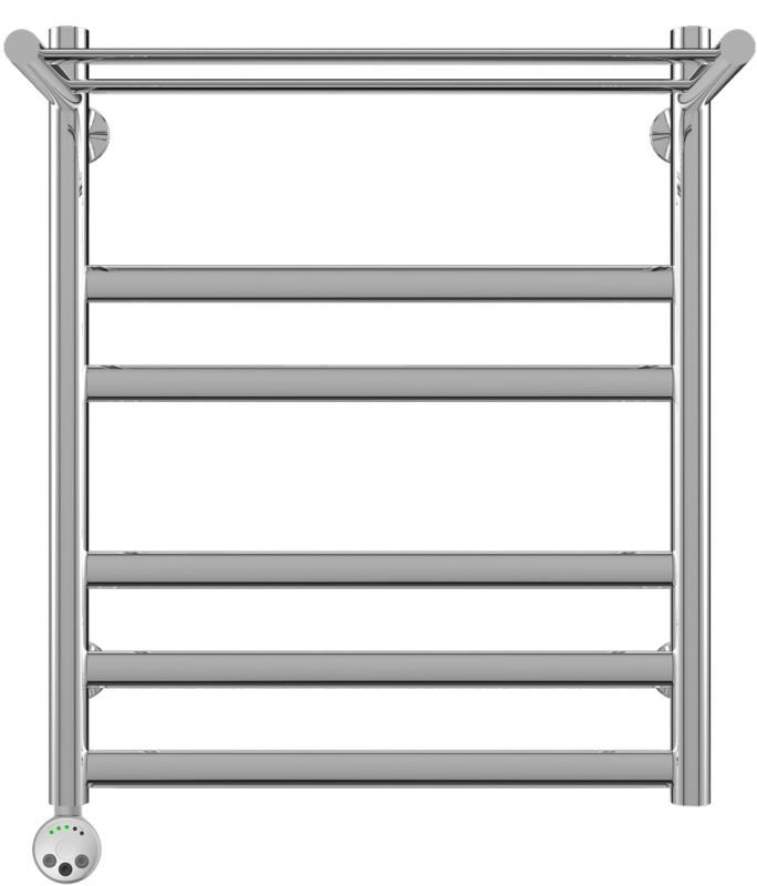 Электрический полотенцесушитель Terminus Хендрикс П6 500x596 4660059921273 с полкой Хром