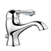 Nicolazzi Cristallo Смеситель для раковины однорычажный, с донным клапаном, цвет: хром