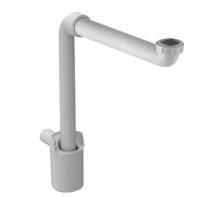 Сифон, Duravit, назначение-для раковины, тип-экономичный, размер ввод/отвод-1 1/4", материал-пластик, цвет-белый