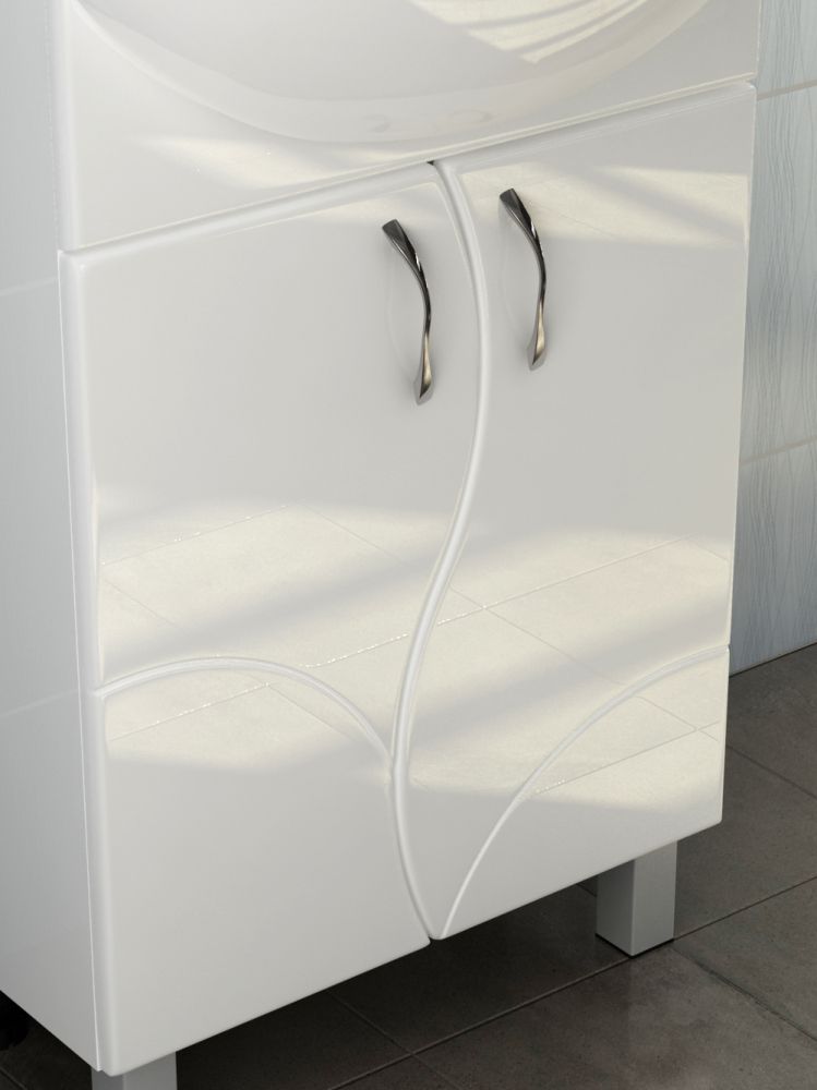 Тумба под раковину напольная VIGO Alessandro tn.ALE.UYU.55.2D, 55 см, артикул tn.ALE.UYU.55.2D