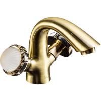 Смеситель для умывальника SATINE бронза_Комплект