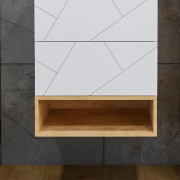 Ниша для тумбы Бриклаер КРИСТАЛЛ 60 см, дуб бунратти