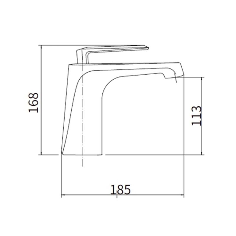 Смеситель для раковины FASHUN A1061, хром
