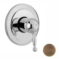 CISAL Arcana Royal Внешняя часть встраиваемого однорычажного смесителя для душа, цвет бронза