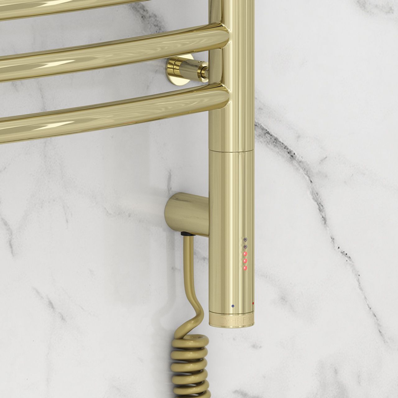 Полотенцесушитель электрический "БОГЕМА 3.0" 1000х400 / МЭМ правый (Шампань)