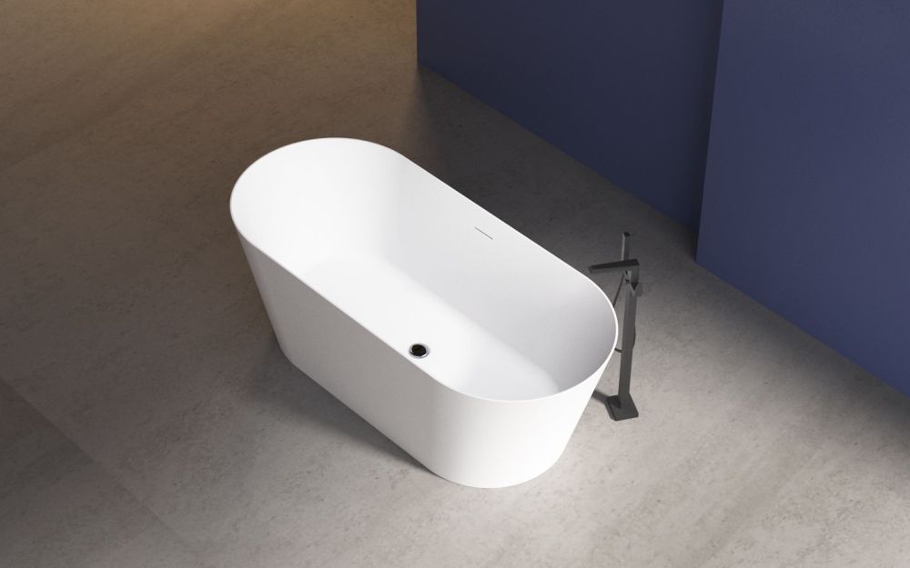 Zenon Leman, акриловая ванна закругленной формы, 180x80xh60 см, цвет белый глянцевый, артикул 4000.000.000.000.40948