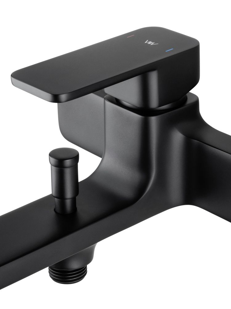 Смеситель для ванны WONZON & WOGHAND ARNIE, Черный матовый (WW-693101-MB)