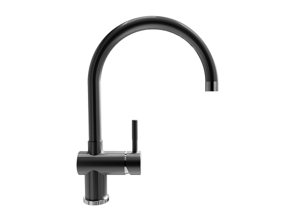 Смеситель ULGRAN Steel 021-002, цвет "черная брашированная сталь" (US-021-002)