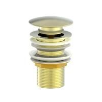 Донный клапан для раковины 1 1/4 WONZON & WOGHAND, Брашированное золото (WW-88SS02-BG)