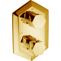 Смеситель для душа, Cisal, Chérie, тип регулирования воды-термостатический картридж, тип установки-встраиваемый, внутренняя часть-необходимо заказать, цвет-Gold