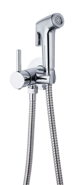 AQG, комплект гигиенического душа FLIX со смесителем на холодную и горячую воду, цвет хром