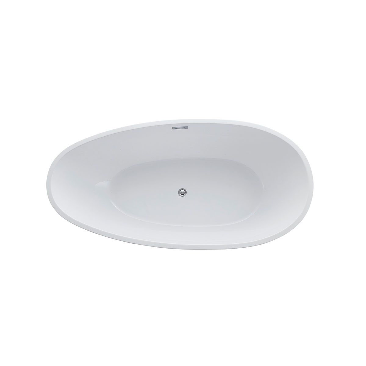 Ванна акриловая Vincea VBT-422-1800, 1800*900*580, цвет белый, слив-перелив в комплекте, хром